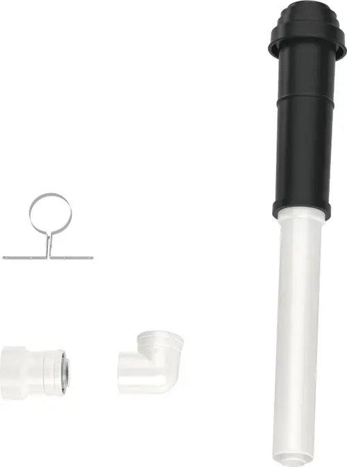 Bosch-Abgaszubehoer-FC-Set60-C33x-hinten-Grundbausatz-C33x-schwarz-d:60-100mm-7738112773 gallery number 1